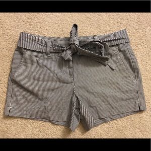NWOT Pin stripped Loft Shorts